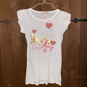 Juicy Couture Puff Sleeved T-Shirt, Sz S